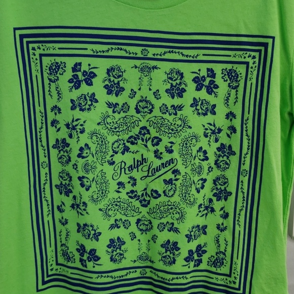 RALPH LAUREN POLO T-SHIRT WITH SCREEN PRINT LOGO 4 - Picture 2 of 5